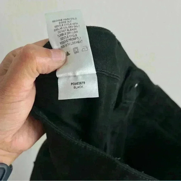 Level 99‎ Black Lara Joggers Ankle Zip Size 28 - Picture 13 of 13